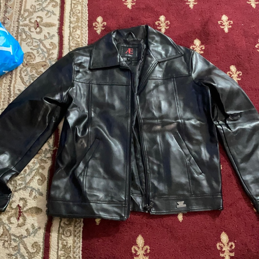 AE Di Milano leather jacket/ brand new, unworn